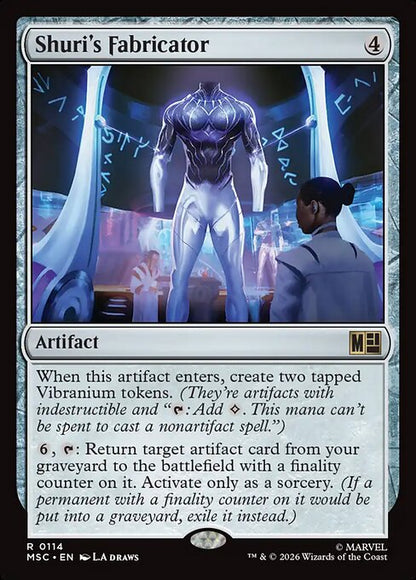 Shuri's Fabricator Magic: The Gathering card