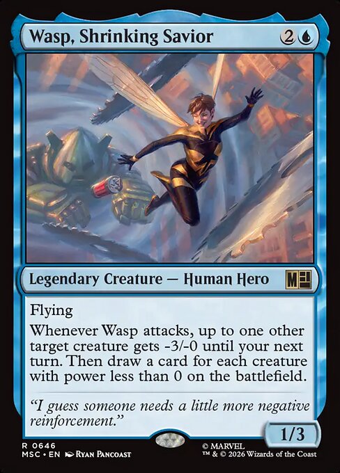 Wasp, Shrinking Savior Magic: The Gathering card