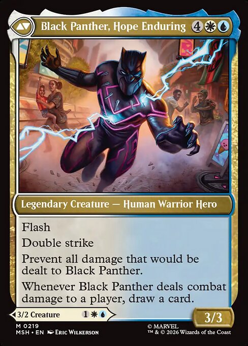 Black Panther, Hope Enduring Magic: The Gathering card