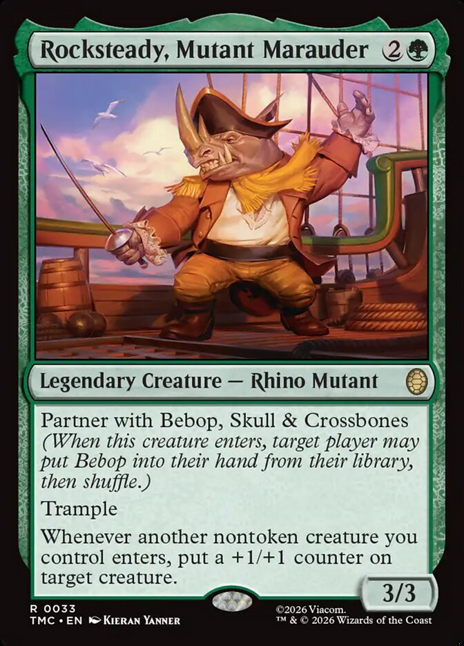 Rocksteady, Mutant Marauder card image