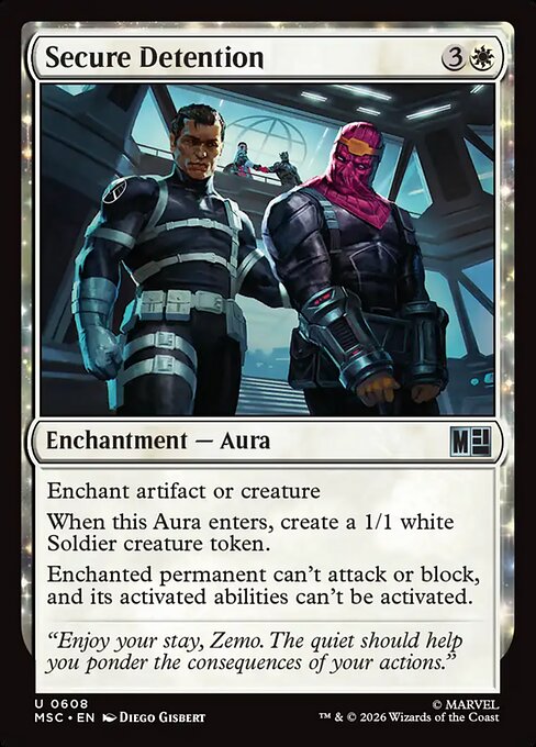 Secure Detention Magic: The Gathering card