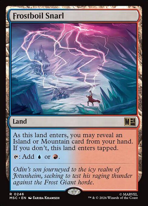 Frostboil Snarl Magic: The Gathering card