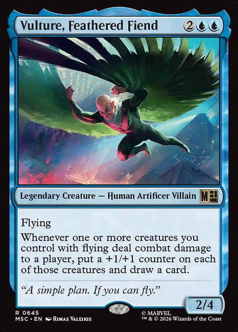 Vulture, Feathered Fiend Magic: The Gathering card
