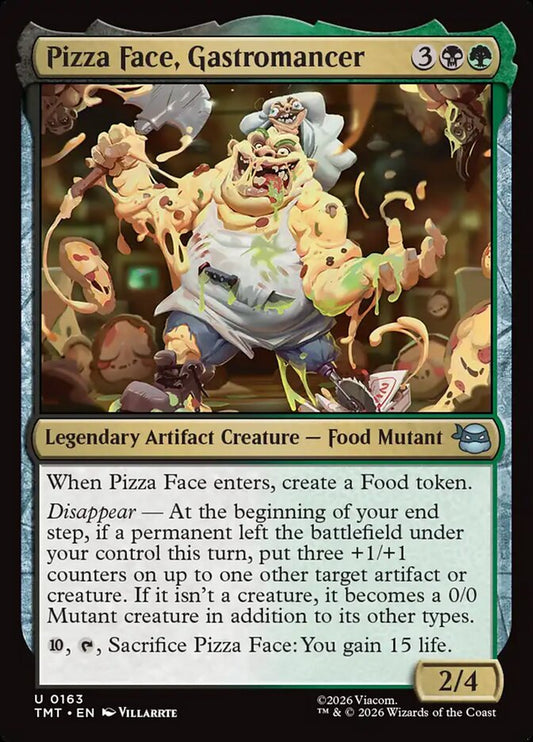 Pizza Face, Gastromancer card image
