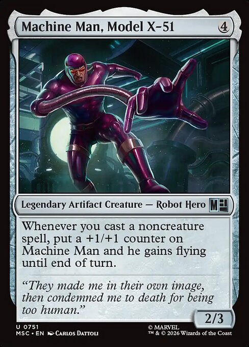 Machine Man, Model X-51 Magic: The Gathering card