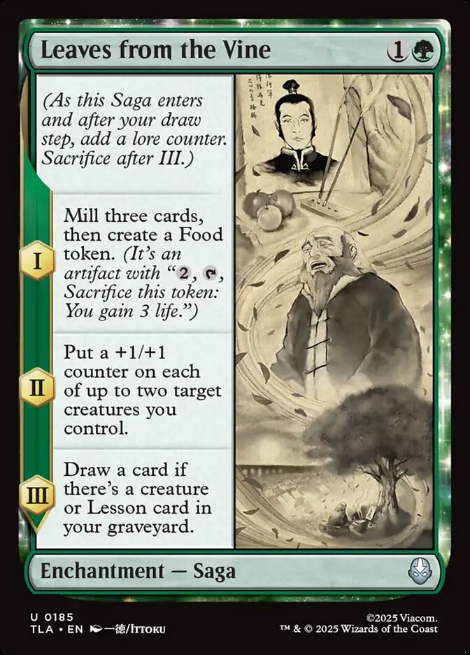 Leaves from the Vine Magic: The Gathering card