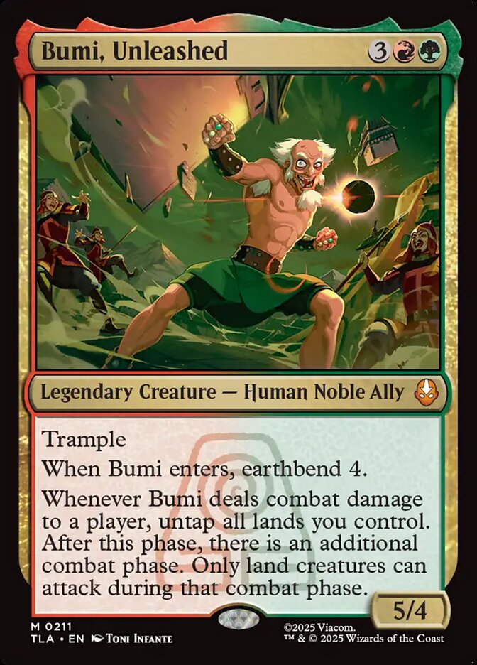 Bumi, Unleashed Magic: The Gathering card