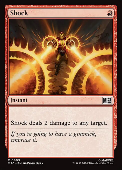 Shock Magic: The Gathering card