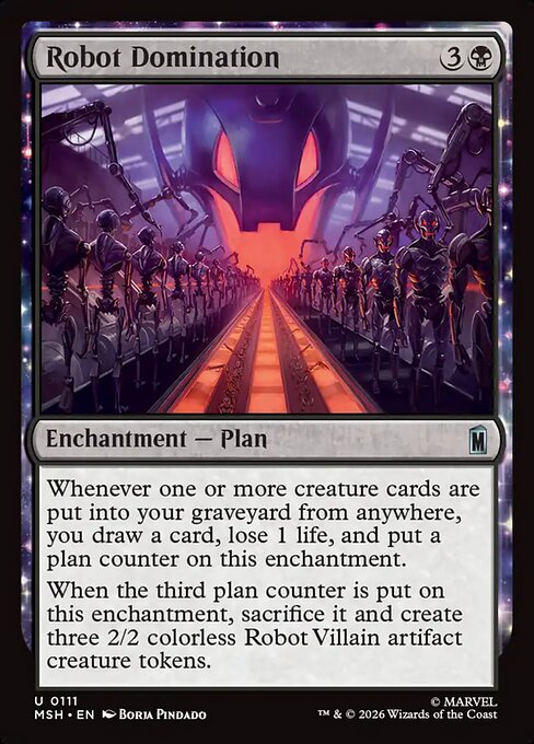 Robot Domination Magic: The Gathering card