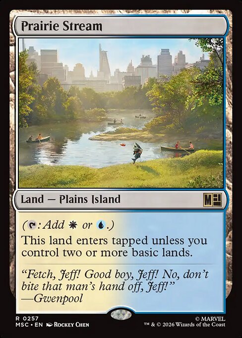 Prairie Stream Magic: The Gathering card