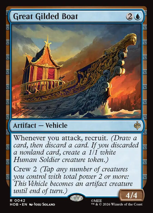 Great Gilded Boat card image