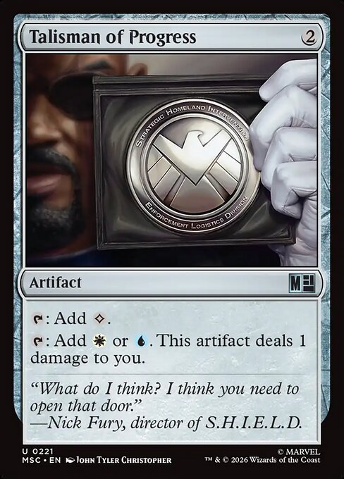 Talisman of Progress Magic: The Gathering card
