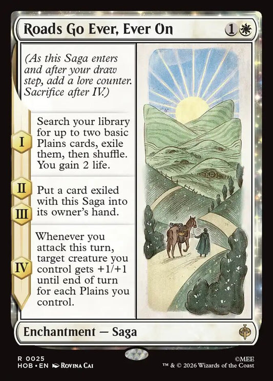 Roads Go Ever, Ever On card image