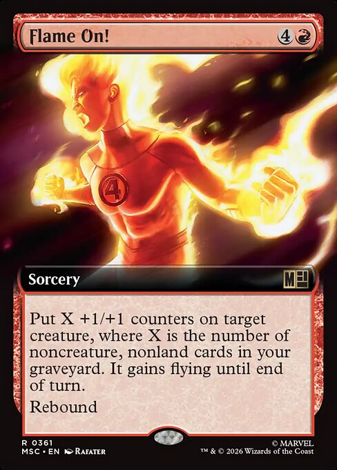 Flame On! Magic: The Gathering card