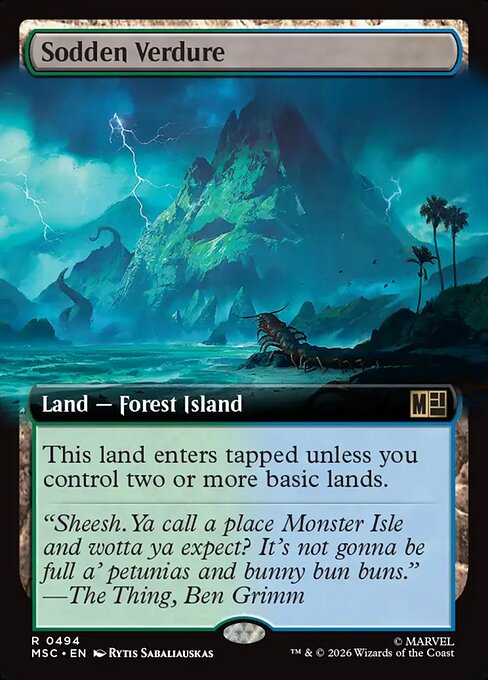 Sodden Verdure Magic: The Gathering card