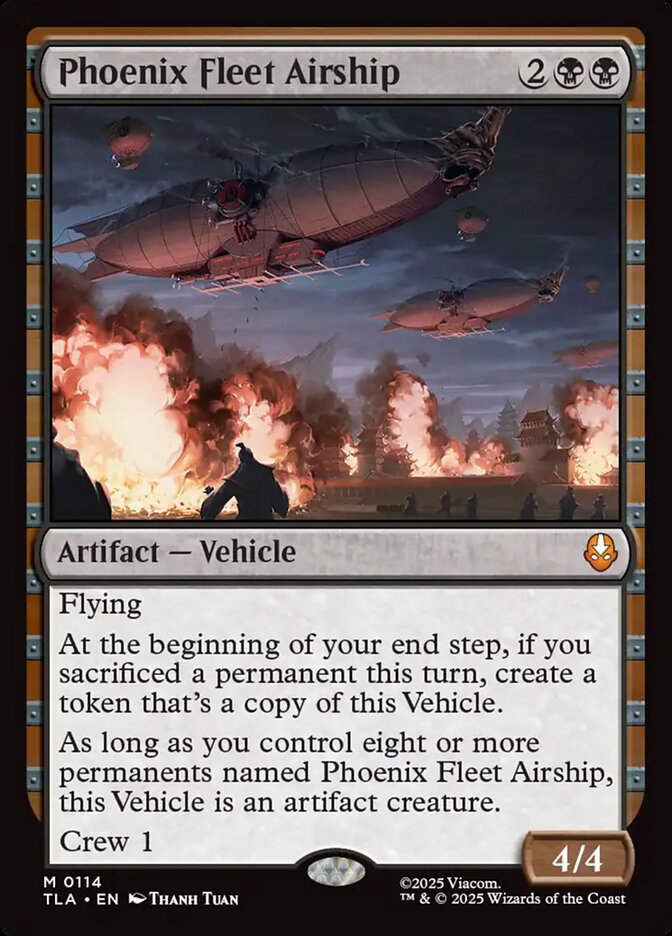 Phoenix Fleet Airship Magic: The Gathering card