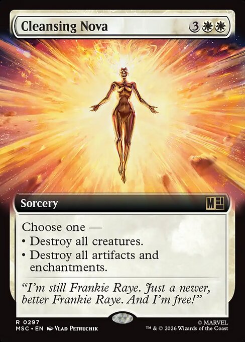 Cleansing Nova Magic: The Gathering card