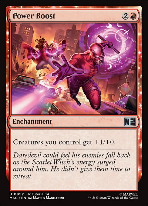 Power Boost Magic: The Gathering card