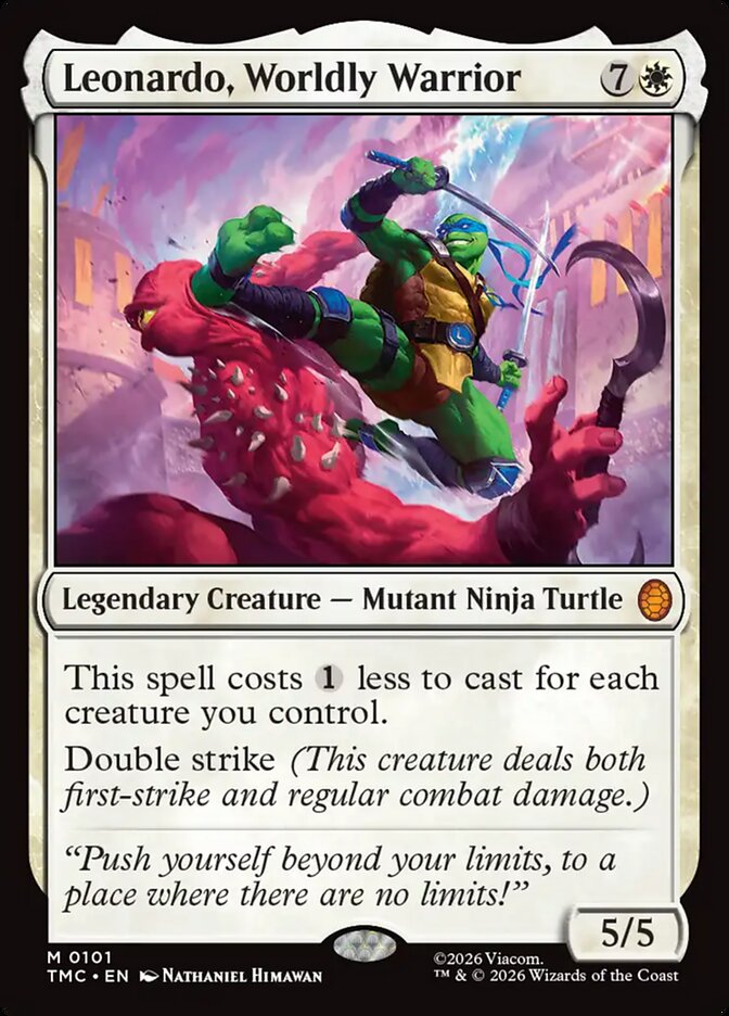 Leonardo, Worldly Warrior card image