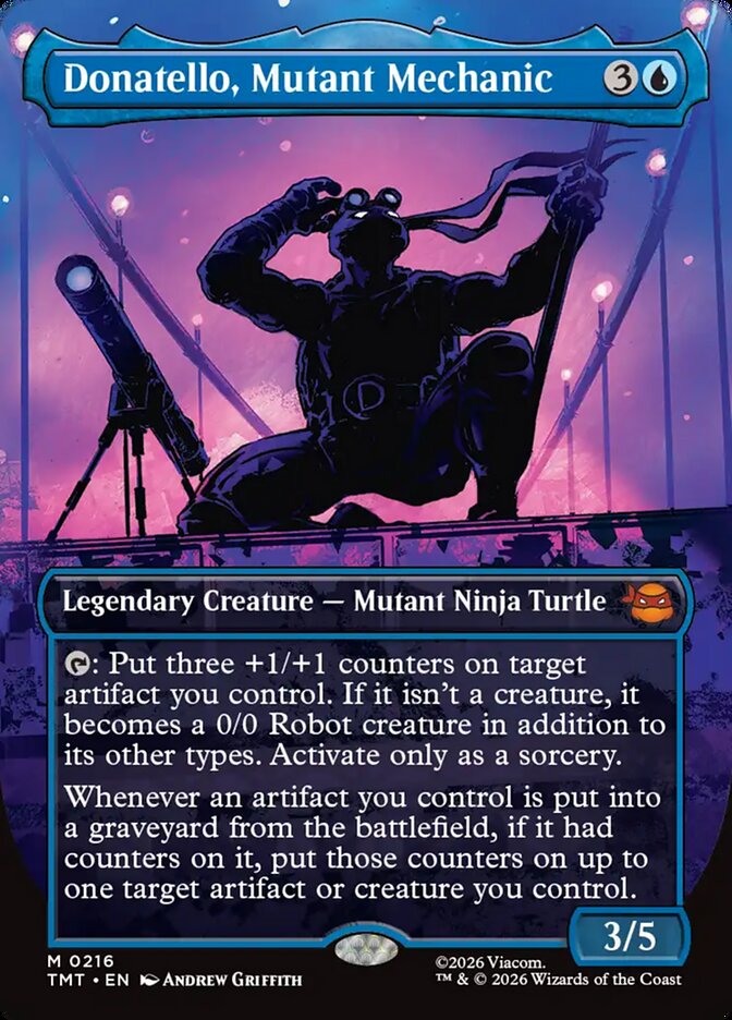 Donatello, Mutant Mechanic card image