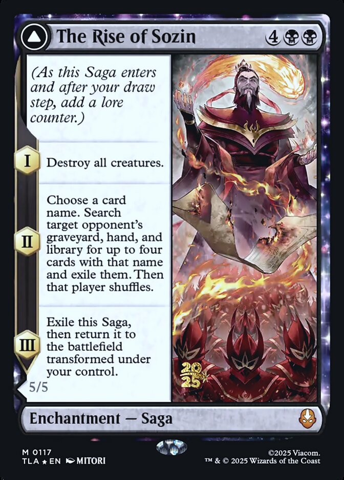 The Rise of Sozin card image
