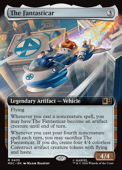 The Fantasticar Magic: The Gathering card