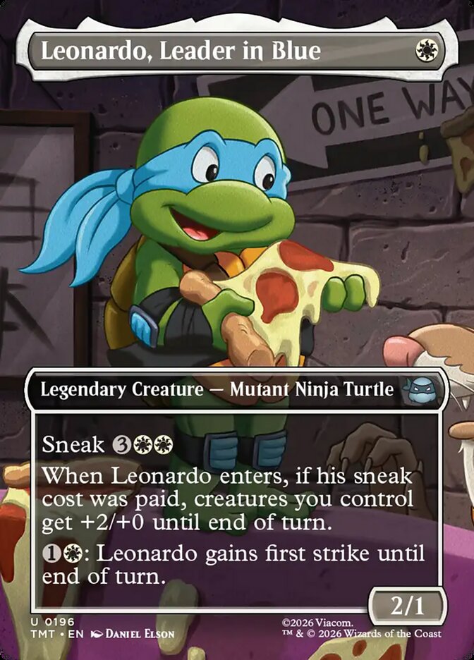 Leonardo, Leader in Blue card image