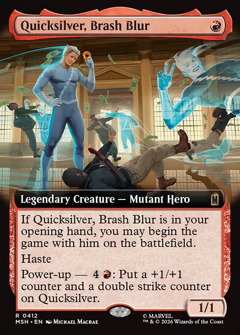 Quicksilver, Brash Blur Magic: The Gathering card