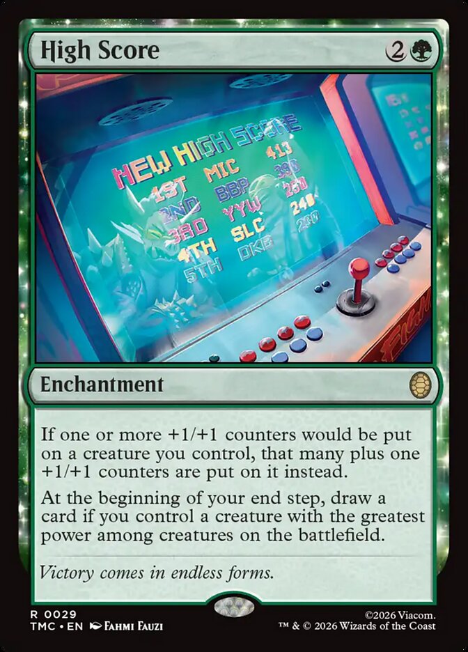High Score card image