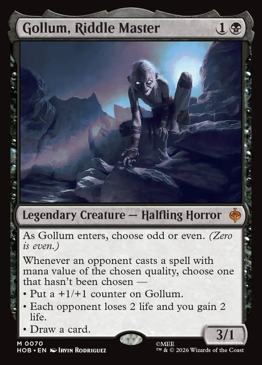 Gollum, Riddle Master card image