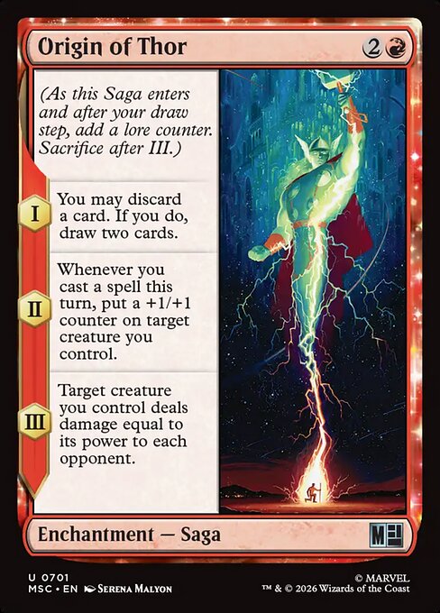 Origin of Thor Magic: The Gathering card