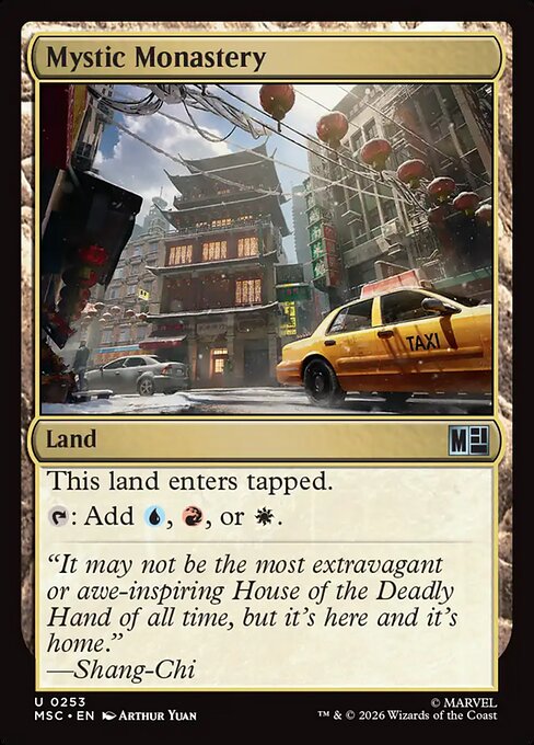 Mystic Monastery Magic: The Gathering card