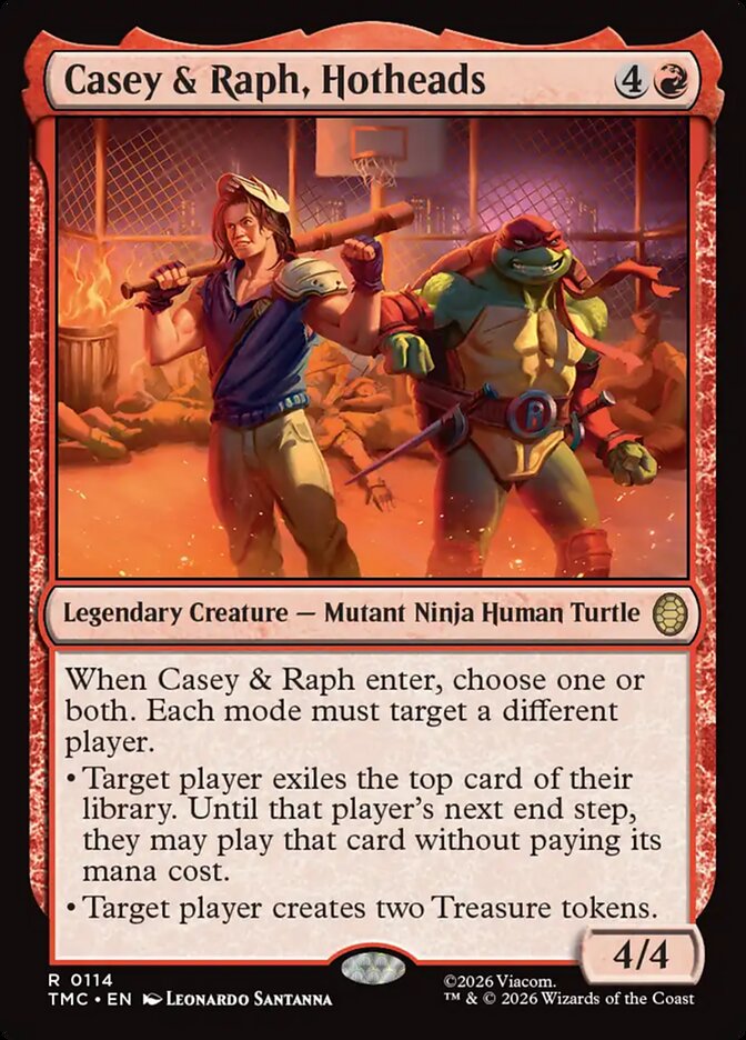 Casey & Raph, Hotheads card image