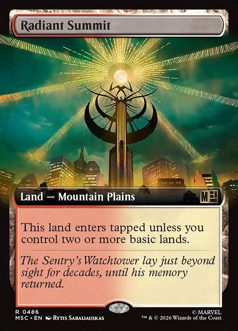 Radiant Summit Magic: The Gathering card