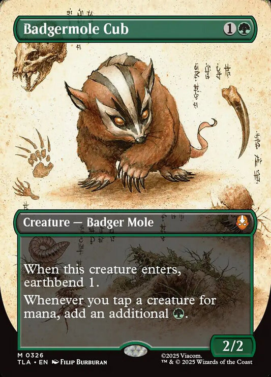 Badgermole Cub Magic: The Gathering card