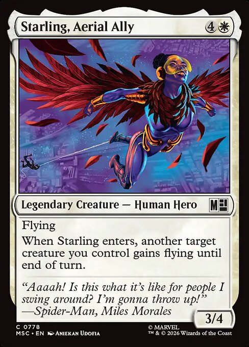 Starling, Aerial Ally Magic: The Gathering card