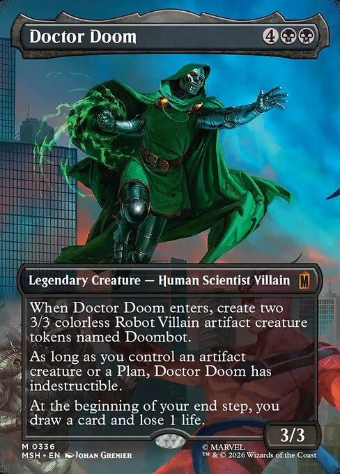 Doctor Doom Magic: The Gathering card