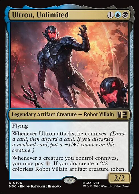 Ultron, Unlimited Magic: The Gathering card