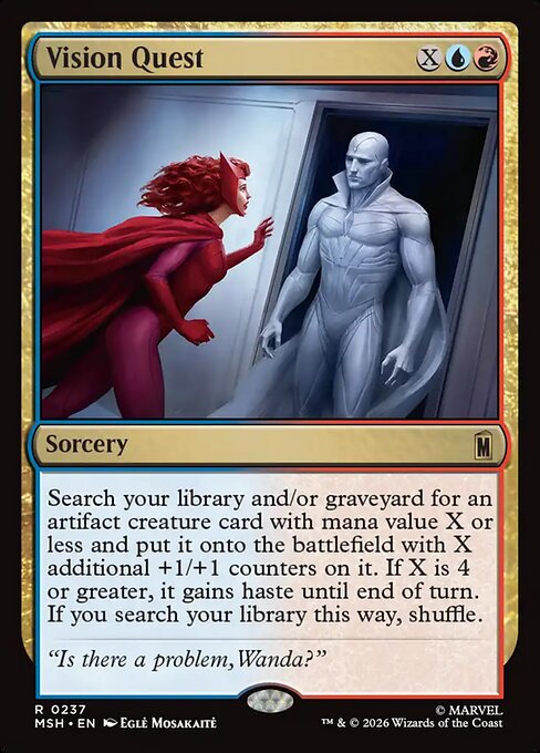 Vision Quest Magic: The Gathering card