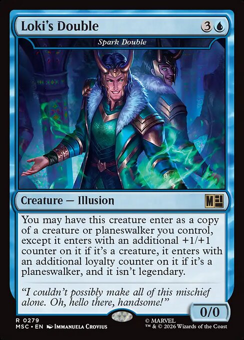 Spark Double Magic: The Gathering card