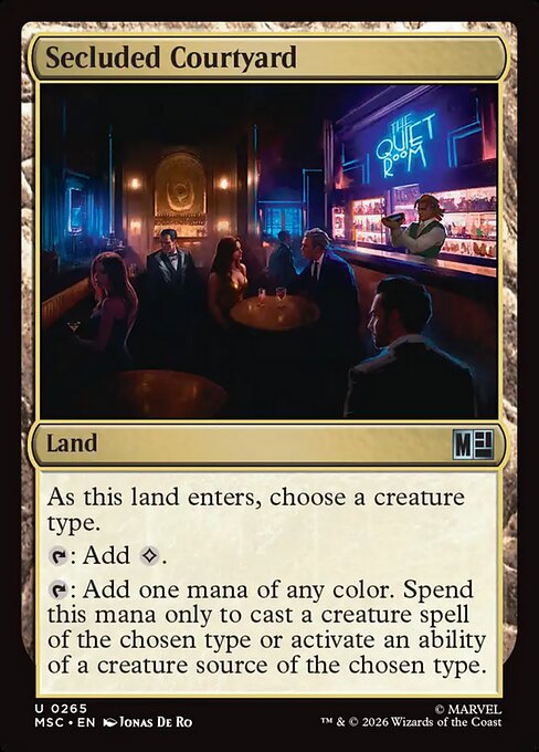 Secluded Courtyard Magic: The Gathering card