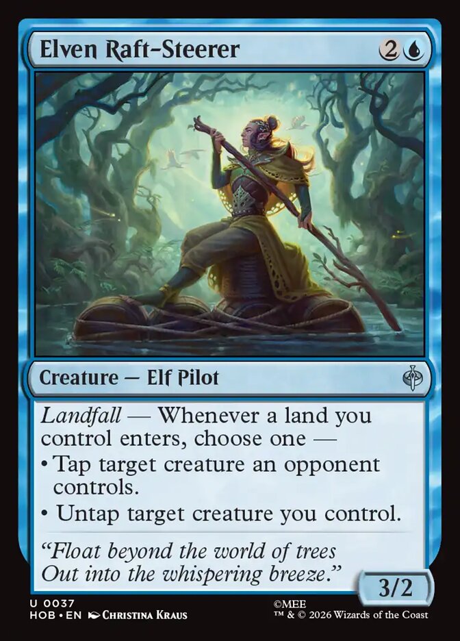 Elven Raft-Steerer card image