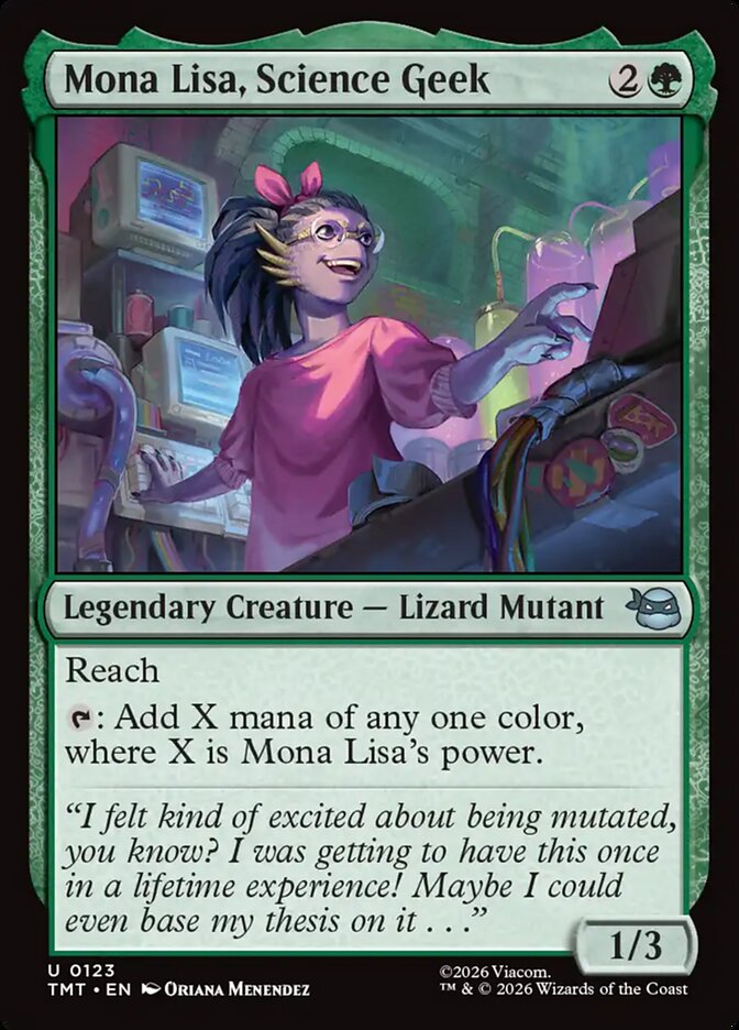 Mona Lisa, Science Geek card image