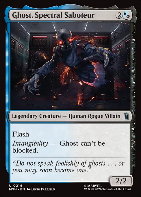 Ghost, Spectral Saboteur Magic: The Gathering card