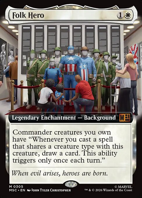 Folk Hero Magic: The Gathering card