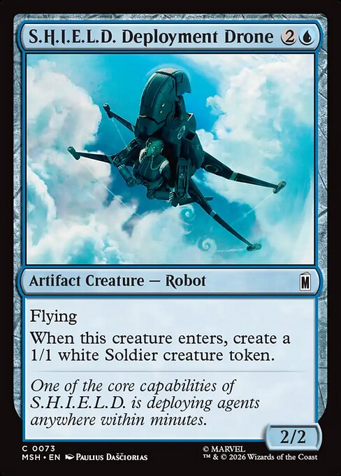 S.H.I.E.L.D. Deployment Drone Magic: The Gathering card