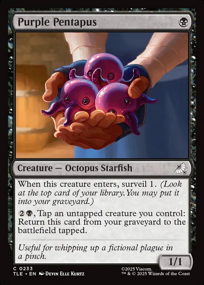 Purple Pentapus card image