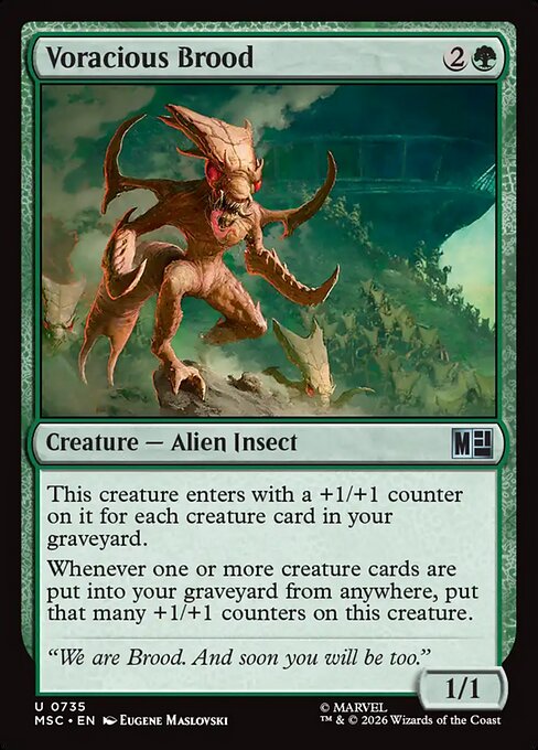 Voracious Brood Magic: The Gathering card