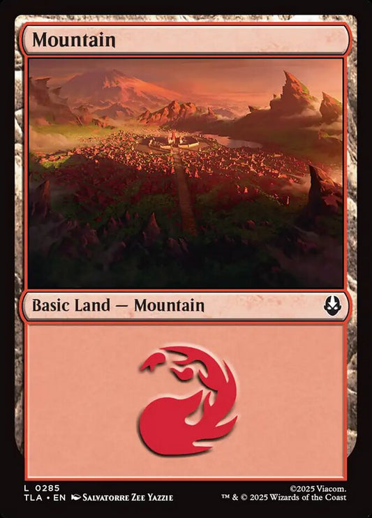 Mountain Magic: The Gathering card
