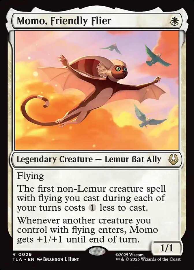 Momo, Friendly Flier Magic: The Gathering card